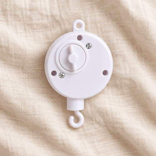 White Bed Bell Music Box