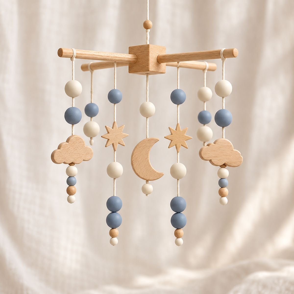 Mobile lune bleue