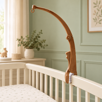 Imitation Wood Grain Bed Bell Bracket