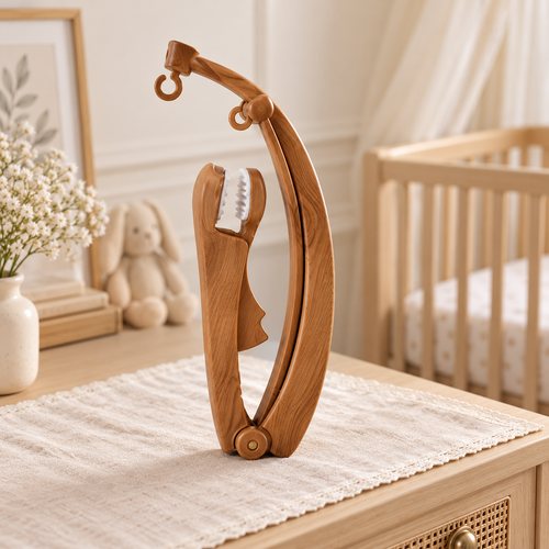 Imitation Wood Grain Bed Bell Bracket