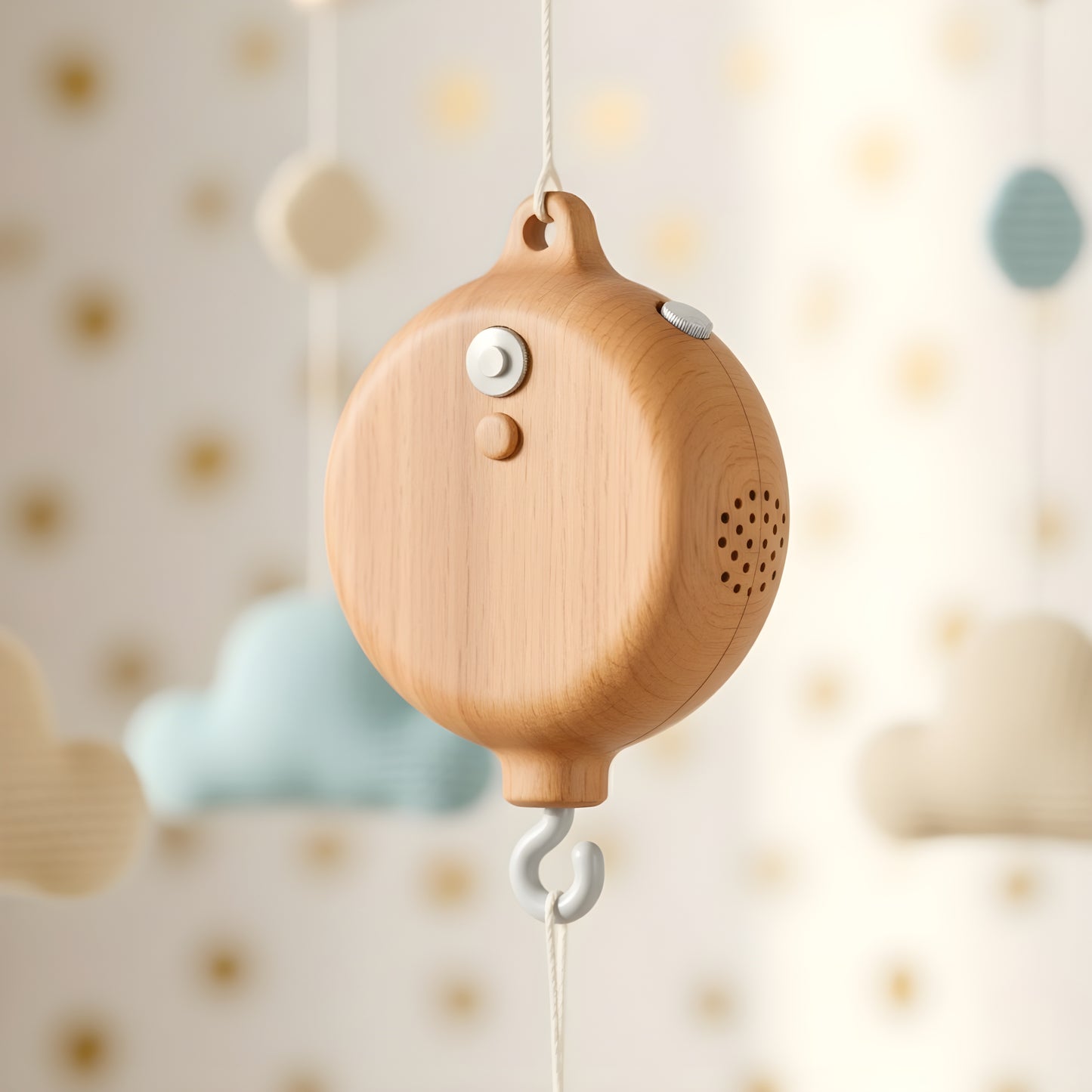 Boîte à musique “Berceuse Luna” en bois