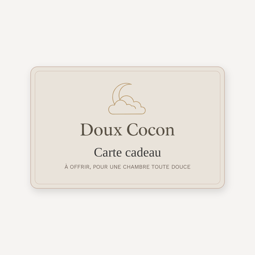 Carte cadeau Doux Cocon