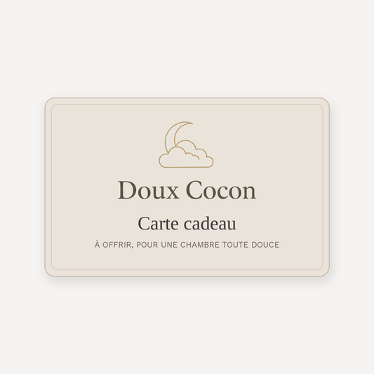 Carte cadeau Doux Cocon