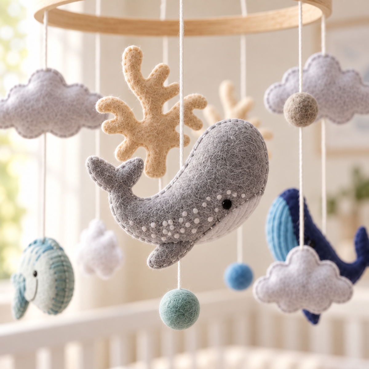 Blauwe walvis mobile