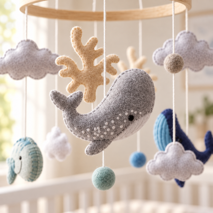 Blauwe walvis mobile